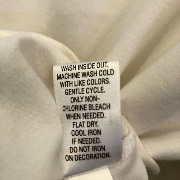 Croft & Barrow Top White Embellished neckline Blouse Size Small Beaded collar Wm - Picture 5 of 5